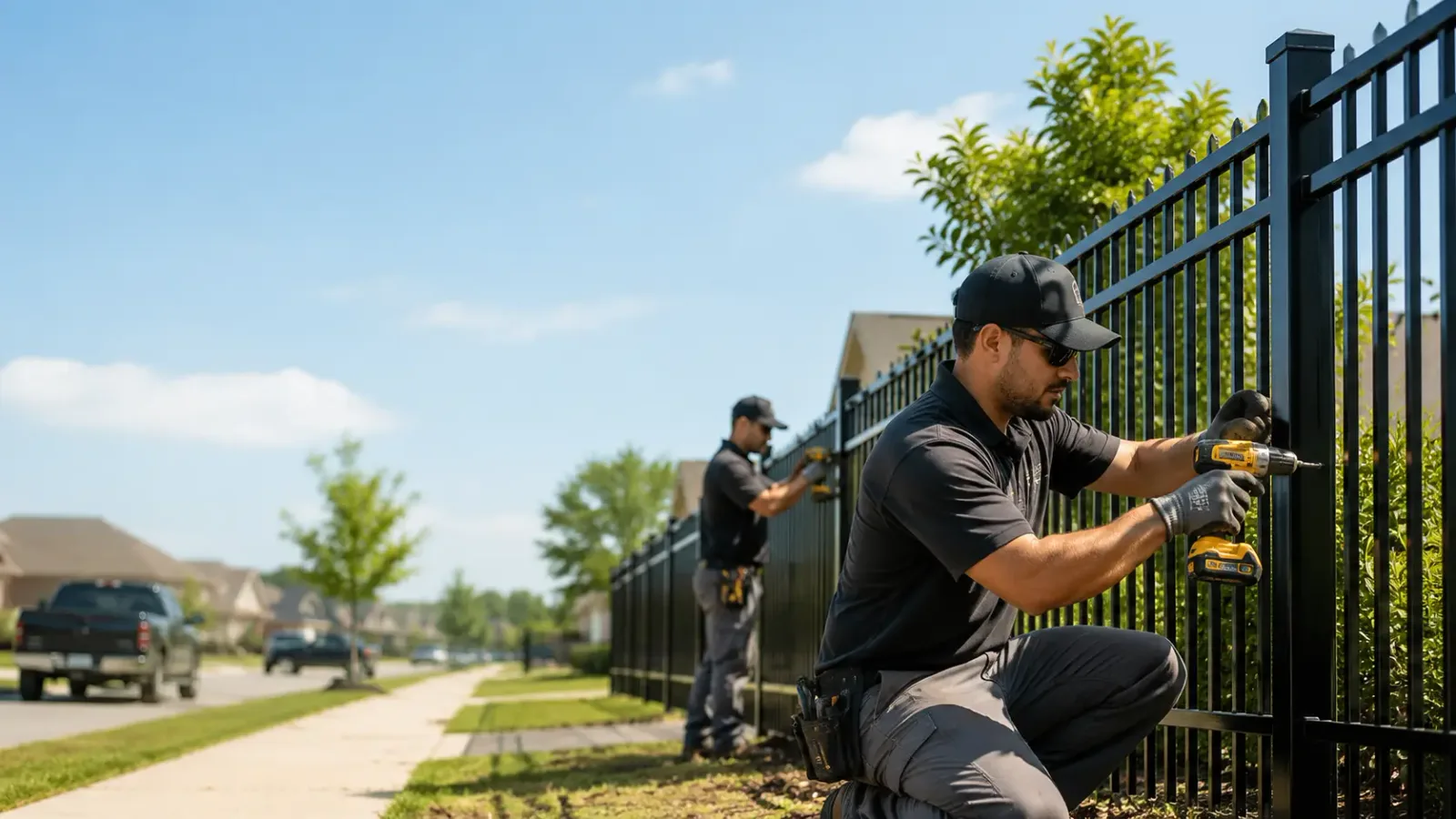 Metal Fence Installation in Center Ridge, AR